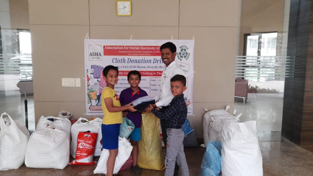 Asha Cloth Donation Drive