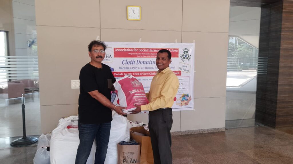 Asha Cloth Donation Drive